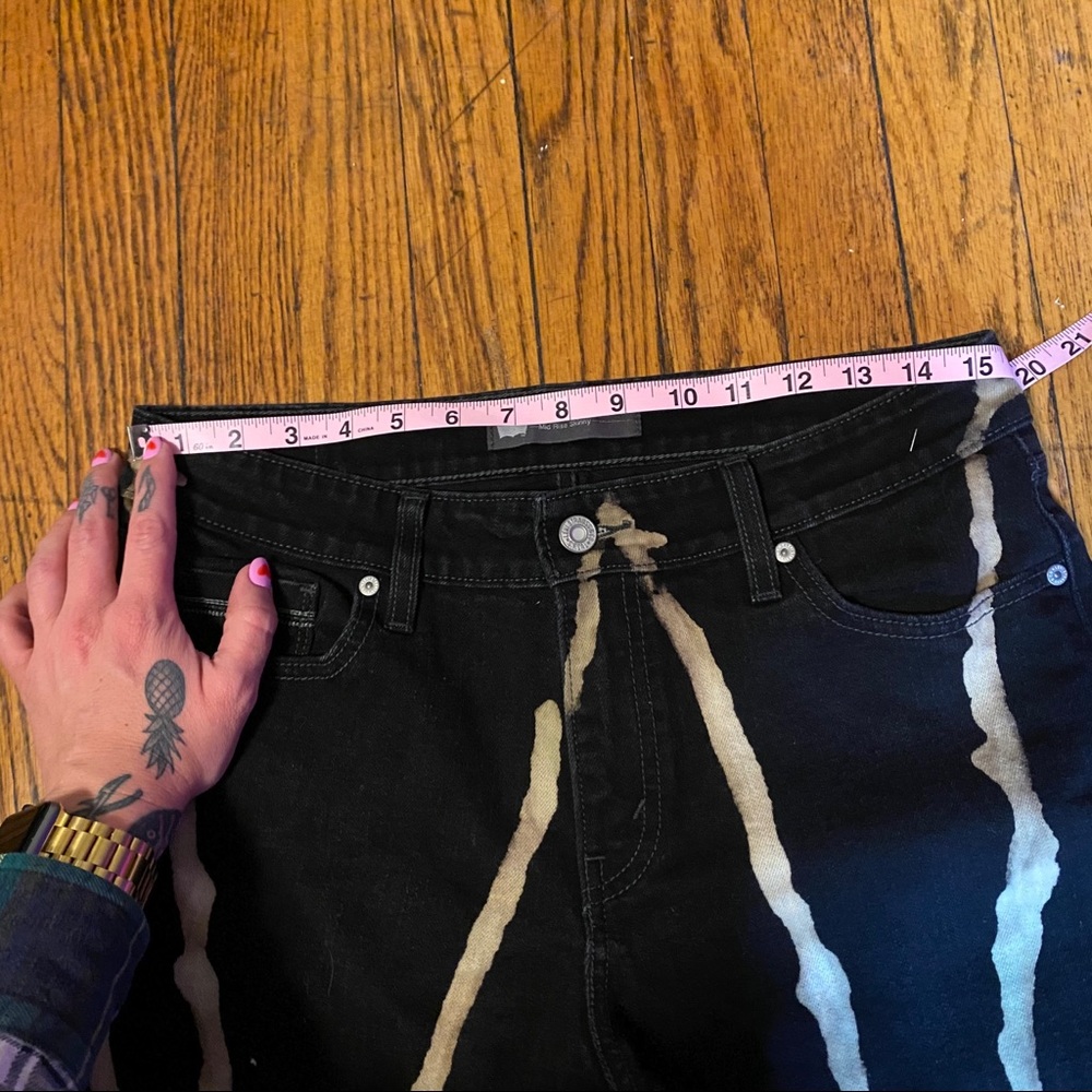 Custom Bleached Levi’s - image 4